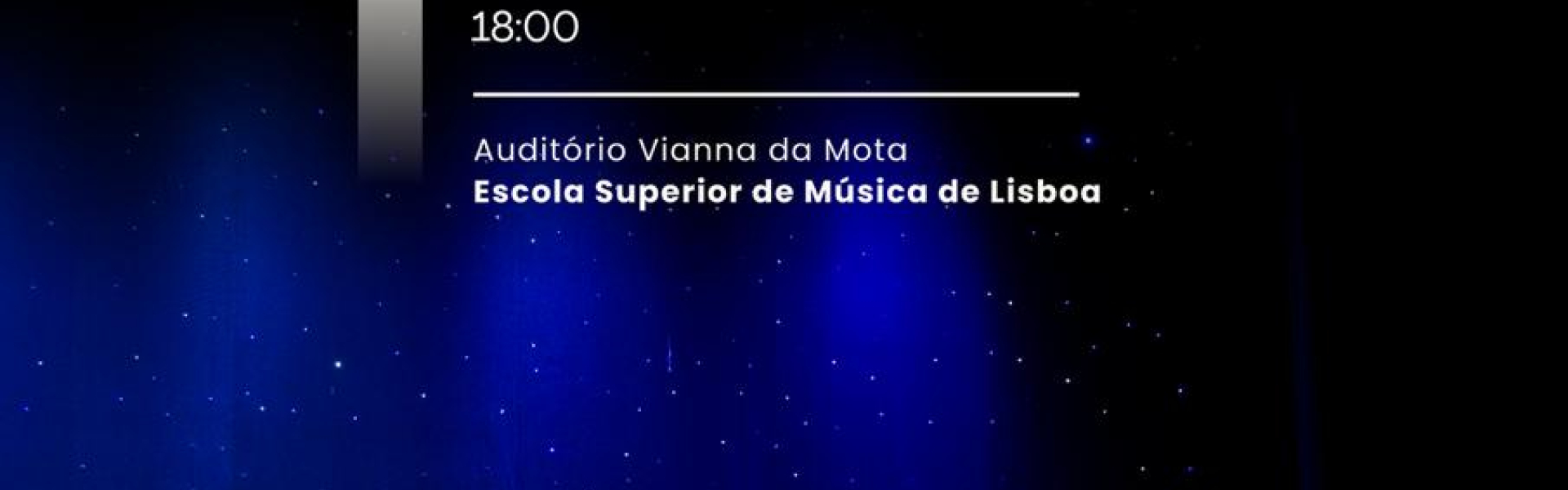 cartaz ilustrativo do concerto de música contemporânea